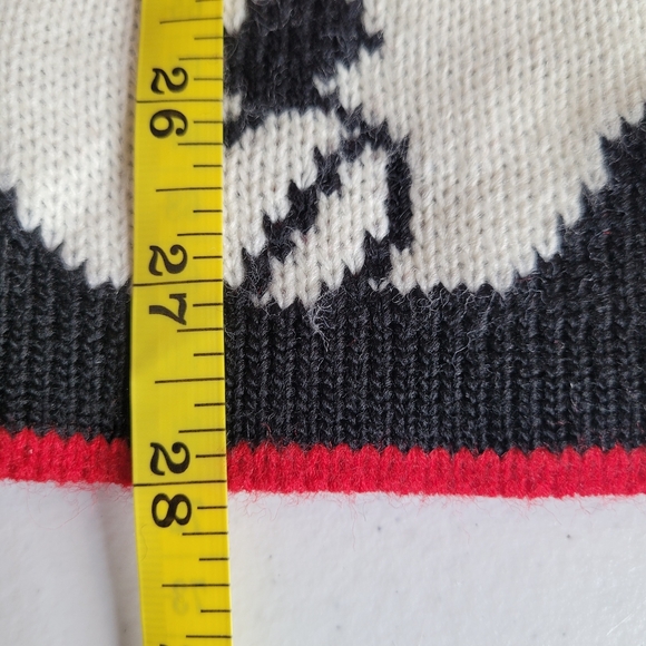 Vintage JJ Browne Christmas Holiday Black Gold Sweater Teddy Bears Size Large - Picture 12 of 13